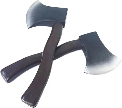 Vista 3 de Dzrige Hacha de Halloween Prop PU Foam Axe divertido hacha de hacha de juguete conjunto para fiesta de disfraces de Halloween