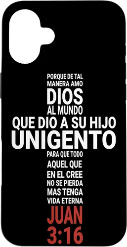 Vista 23 de Juan 3:16 Biblia Cristiana - Funda para iPhone 17
