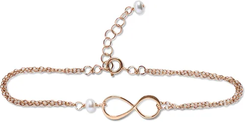 Vista 13 de Pulsera con dije de infinito con piedra natal, joyería hecha a mano, regalo para ella
