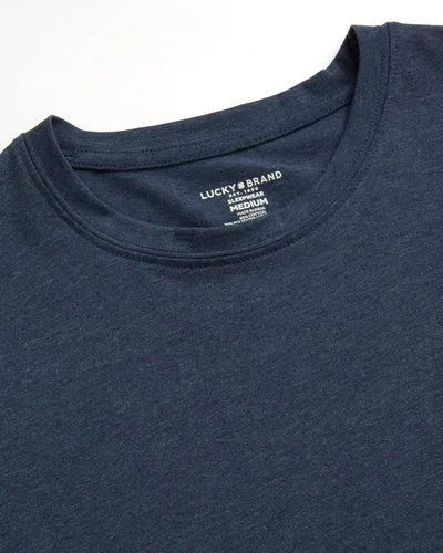 Vista 5 de Lucky Brand Camisa de manga larga para hombre, camiseta elástica cómoda (paquete de 2)