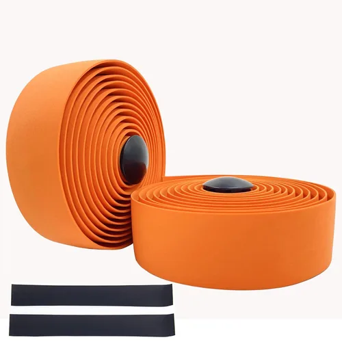Vista 8 de Cinta de manillar para bicicleta de carretera, cinta de barra de bicicleta de espuma EVA súper suave, agarre de bobinado de absorción de golpes