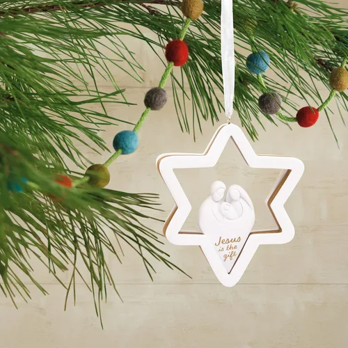 Vista 5 de Hallmark Adorno navideño Dayspring Jesus is the Gift Star