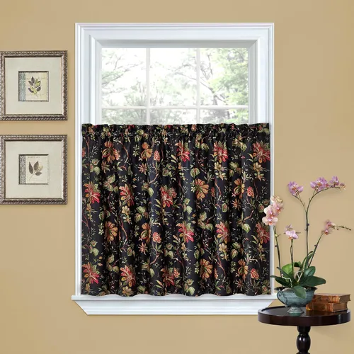 Vista 41 de Waverly Forever Peony - Juego de edredón de 4 piezas, 100% algodón, estampado floral de bayas, tamaño matrimonial/queen, con 2 fundas de almohada