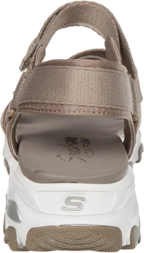 Vista 3 de Skechers Sandalias de cuña D'Lites-Fresh Catch para mujer, marino