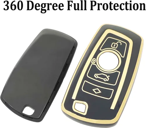 Vista 4 de Funda para Llavero de Coche Llavero Funda de Llave de TPU Suave Carcasa de Protección Portallaves Accesorios