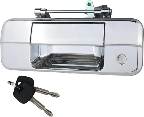 Vista 6 de Osompar Manija exterior del portón trasero con cilindro de cerradura con llave para Toyota Tundra 2007-2013 Reemplaza 69090-0C040 690900C040 81213