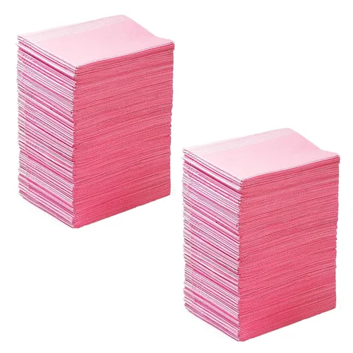 Vista 21 de JMU Baberos dentales negros, baberos dentales desechables de 3 capas, baberos para tatuajes impermeables para clínica dental, tienda de tatuajes