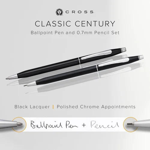 Vista 3 de Bolígrafo Cross Classic Century Collection, Negro (black Lacquer)