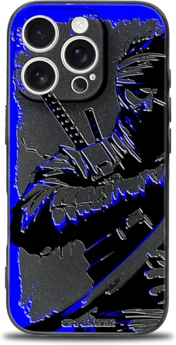 Vista 73 de SIMPLYMDRN Funda delgada para iPhone 12 Pro Max, diseño de guerrero, funda genial para hombres, funda de soldado de combate, delgada y flexible