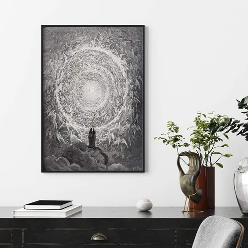 Vista 2 de Ilustración para Paradiso por Dante Alighieri Canto Xxxi Líneas 1 a 3 por Gustave Dore 1832-1883 - Póster de artista e ilustrador francés (13 x 16)