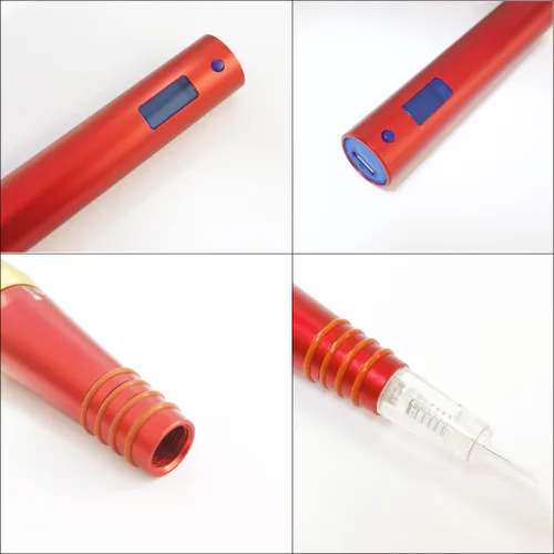 Vista 5 de Kit de máquina de tatuaje giratoria de maquillaje permanente con 10 agujas B643