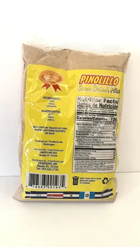 Vista 4 de PINOLILLO 100% NICARAGUENSE DE 14oz (397g) (1)