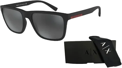 Vista 3 de Armani Exchange AX4080S - Gafas de sol cuadradas para hombre kit de cuidado de gafas de cortesía