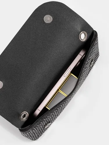 Vista 6 de Coucoland Bolsos de mano para mujer, bolsas de noche formales con diamantes de imitación brillantes, bolsa de hombro para boda, cóctel, baile