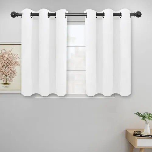 Vista 271 de Easy-Going - Cortinas opacas para dormitorio, aislamiento térmico sólido con ojales, cortinas de ventana para reducción de ruido, cortinas