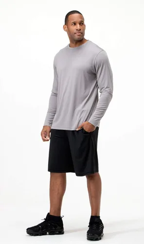 Vista 4 de DEVOPS 2 Pack Men's Sun Protection Shirts UV SPF UPF 50+ Long Sleeve Rash Guard Fishing Running Quick Dry Lightweight