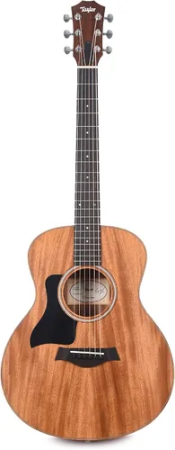 Vista 4 de Taylor GS - Mini guitarra acústica para zurdos de caoba, natural con golpeador negro