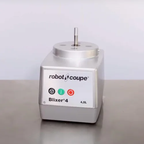 Vista 5 de Robot Coupe BLIXER 4 Batidora vertical comercial de alta velocidad, mezcladora, tazón de acero inoxidable de 4.5 cuartos de galón, 1 velocidad, 120