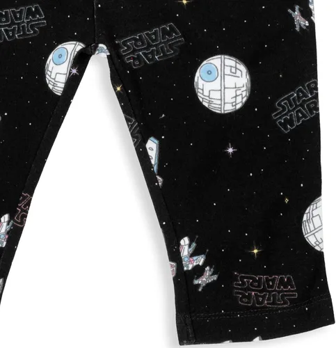 Vista 6 de STAR WARS Princess Leia R2-D2 Baby Girls 2 Pack Pants Newborn to Infant