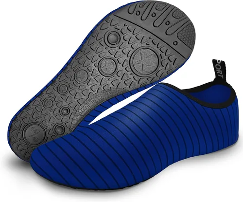 Vista 3 de NUPELL Zapatos de agua descalzos de secado rápido calcetines acuáticos sin cordones para hombre y mujer para playa natación surf yoga