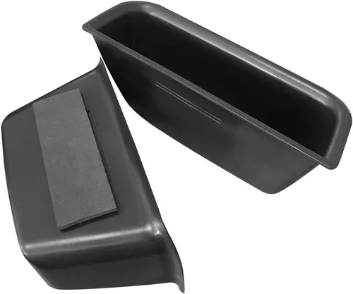 Vista 25 de Manija de bolsillo de almacenamiento lateral delantera, reposabrazos, contenedor de teléfono negro para Mercedes Benz Clase E E350 E400 E500 E63 AMG