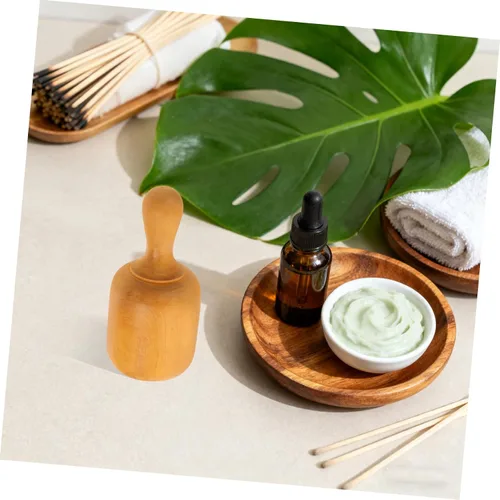 Vista 6 de DOITOOL Copa de Madera Copa de Vacío Copa de Vacío Tradicional Copa de Masaje Ventosas Chino Kit de Acupuntura Terapia Linfática Drenaje Masaje