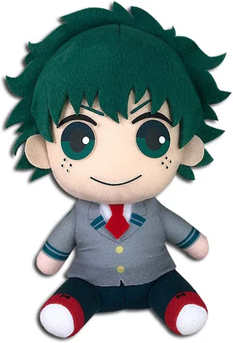 Vista 3 de My Hero Academia - Deku Seifuku - Peluche sentado de 7 pulgadas