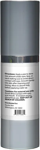 Vista 3 de Nuvita Skin - Suero revitalizante para el tratamiento de ojos, cuidado de la piel premium, fórmula avanzada, ilumina los ojos y disminuye las arrugas