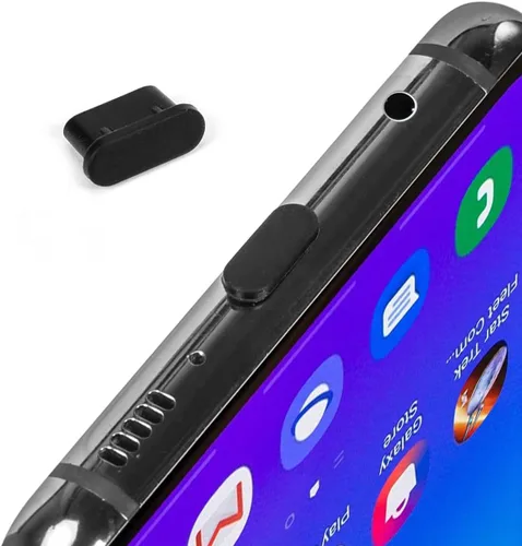 Vista 4 de Cubierta USB C, paquete de 10 protectores de puerto de cargador tipo C para iPhone 17 16 15 Pro Max, Samsung Galaxy S24, S23, S22 Ultra S21 FE S20