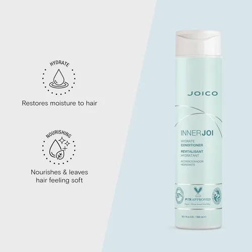 Vista 3 de Joico InnerJoi Hydrate Conditioner For Dry Hair & Scalp Sulfate & Paraben Free Naturally-Derived Vegan Formula
