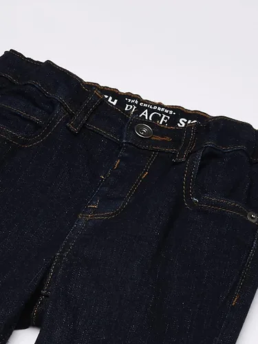 Vista 2 de The Children's Place Jeans ajustados elásticos para bebés y niños pequeños