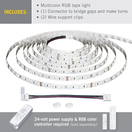 Vista 2 de Armacost Lighting RibbonFlex Home 614250 - Cinta de luz LED multicolor (60 ledes/metro, 32,8 pies (32.8 ft)