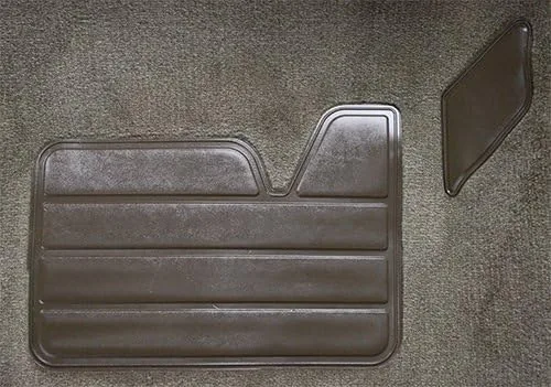 Vista 3 de ACC - Tapete compatible con camioneta estándar pickup Chevrolet, Peluche azul 802