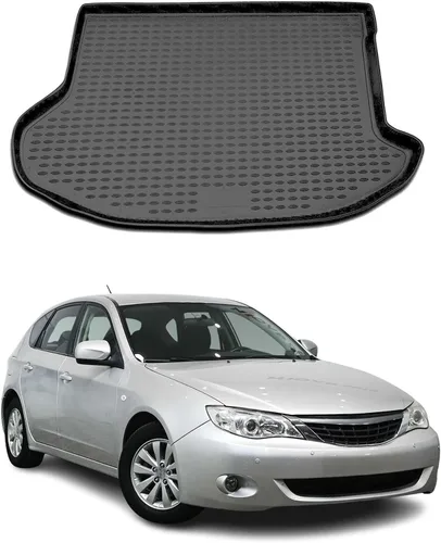 Vista 11 de OMAC Alfombrillas de carga para Subaru Impreza 2008-2011 Impermeable TPE Negro
