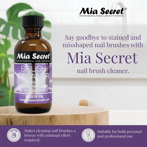 Vista 5 de Mia Secret Limpiador de pinceles, 2.0 fl oz
