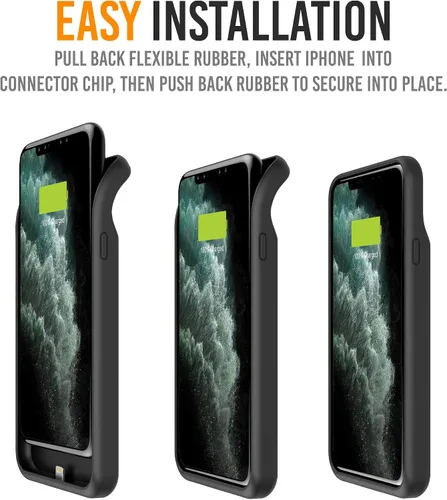Vista 9 de Alpatronix Funda de batería para iPhone 14 Pro Max y iPhone 14 Plus (6.7 pulgadas), fuerte funda protectora delgada de carga extendida con carga