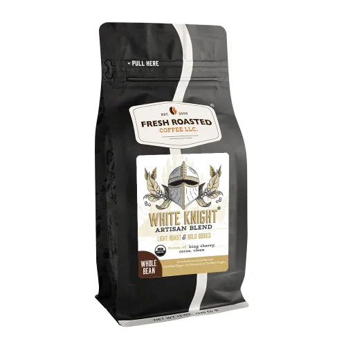 Vista 30 de Fresh Roasted Coffee, Blackbeard's Revenge, 12 onzas, tostado medio, Kosher, grano entero