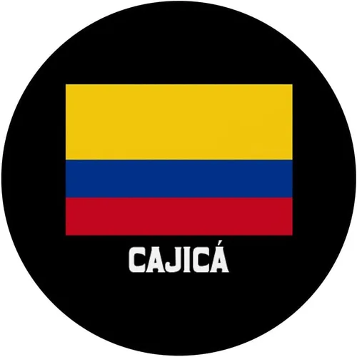 Vista 3 de Cajica Colombia Emblema Escudo Bandera Escudo Bandera PopSockets intercambiables PopGrip
