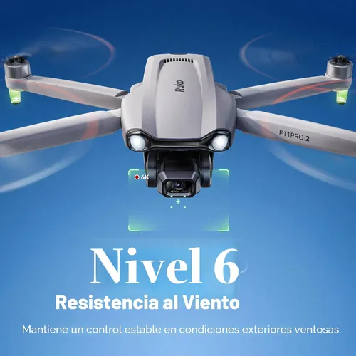 Vista 9 de Ruko F11PRO 2 Drone con cámara 6K para adultos, estabilizador de cardán de 3 ejes, 2 baterías para tiempo de vuelo de 70 minutos, transmisión