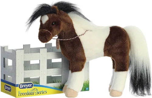 Vista 7 de Aurora Exquisito animal de peluche Breyer Showstoppers Paint Horse - Detalles realistas para juegos imaginativos - Perfecto para niños, adultos