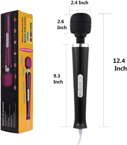 Vista 4 de Masajeador eléctrico de mano, herramienta eléctrica para pies, cuello, espalda, mano, pierna, brazo, dolores musculares para mujeres y hombres