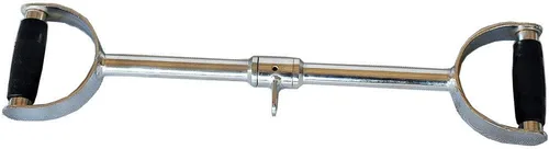 Vista 3 de Accesorio de cable de barra de presión LAT Pull Down Bar Pull Down Accesorios de máquina Barras en forma de V con asas de goma y colgador giratorio
