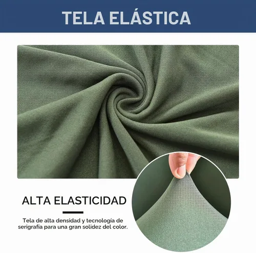 Vista 3 de NILUOH - Funda elástica para silla de club de 2 piezas, funda suave y elástica para silla de bañera, fundas para sillas de barril, fundas