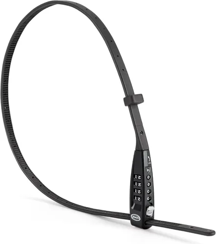 Vista 10 de CXWXC Cerradura de amarre con cremallera, 4 dígitos para casco de bicicleta, motocicleta, patineta, esquís, snowboard, cochecito y gabinete, ideal