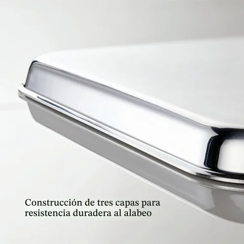 Vista 6 de Hestan Provisions OvenBond - Bandeja mediana de acero inoxidable con revestimiento de tres capas, superficie de cocción de 15 x 12 pulgadas