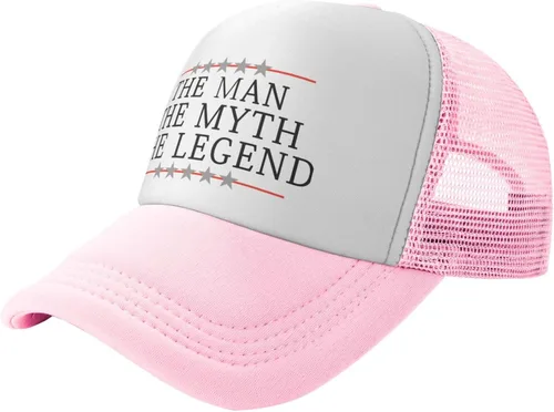 Vista 2 de Trucker Hat Men Weddings Officiant Marriage Snapback Cap Man Myth Legend Officiant Mesh Trucker