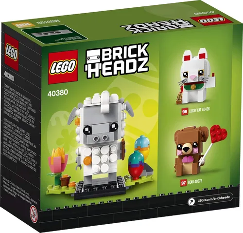Vista 4 de LEGO BrickHeadz Easter Sheep 40380 Kit de construcción, nuevo 2021 (192 piezas)