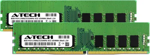 Vista 2 de A-Tech Kit de 16 GB (2 x 8 GB) RAM para Supermicro Super X11SCA-W, X11SCL-F, X11SSA-F, X11SSE-F, X11SSW-TF, X11SSZ-QF DDR4 2133MHz PC4-17000 ECC
