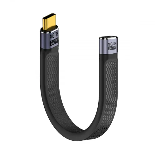 Vista 23 de CY USB 3.1 tipo C macho host a USB3.0 tipo AF OTG Flat Slim FPC cable de datos 5.1 in para teléfono portátil