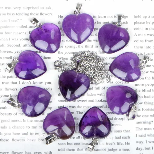 Vista 2 de AD Beads Dijes de piedra natural, cuentas de piedra curativa, colgantes para hacer collares de joyería